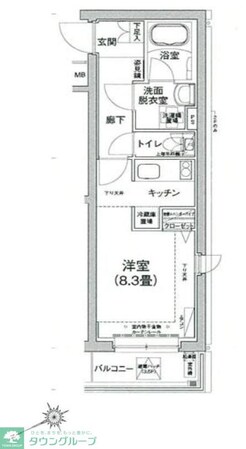 アイルグランデ池袋ノースの物件間取画像